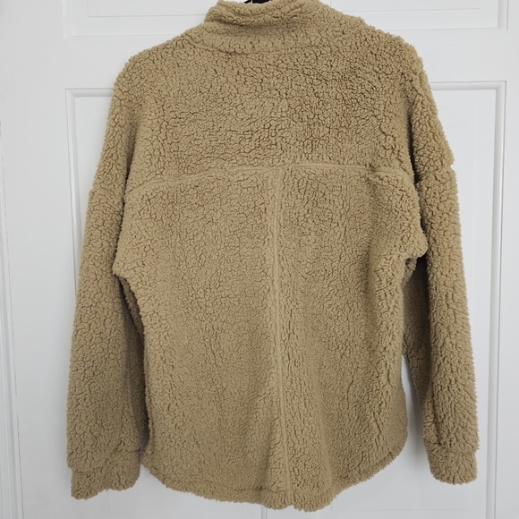 Derek Heart Sherpa Mushroom Shacket Size L - Picture 9 of 12